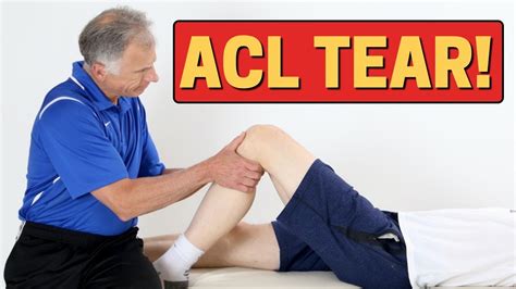 at home acl tear test|acl tear recovery time.